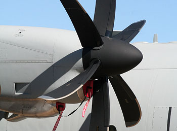 AE 2100-powered C-130 aircraft